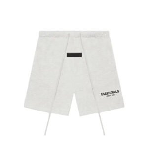 Essentials Shorts SS22 Flocked Light Oatmeal