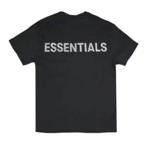 Fear of God Essentials 3M Logo Boxy T-shirt 'Black/White'