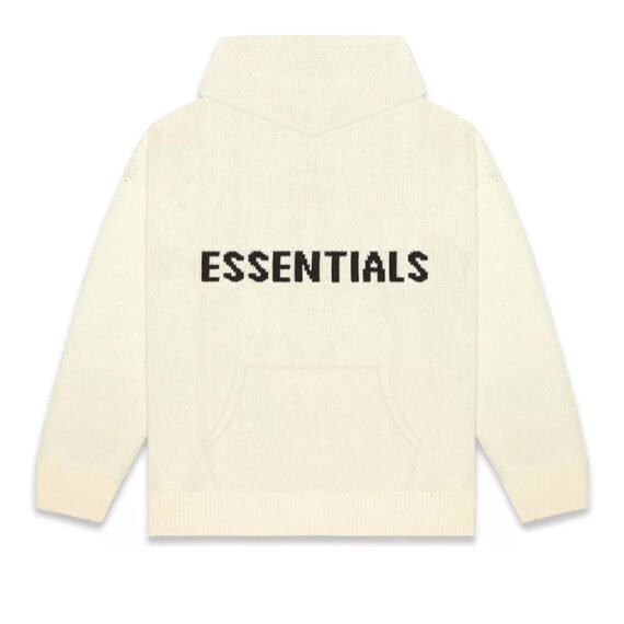 Fear of God Essentials Knit Hoodie (FW20) Cream