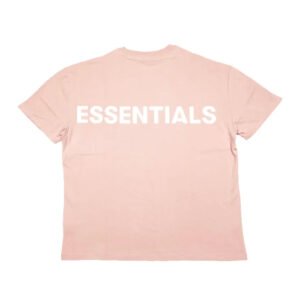 Fear of God Essentials Pink 3M Logo Boxy T-shirt Blush