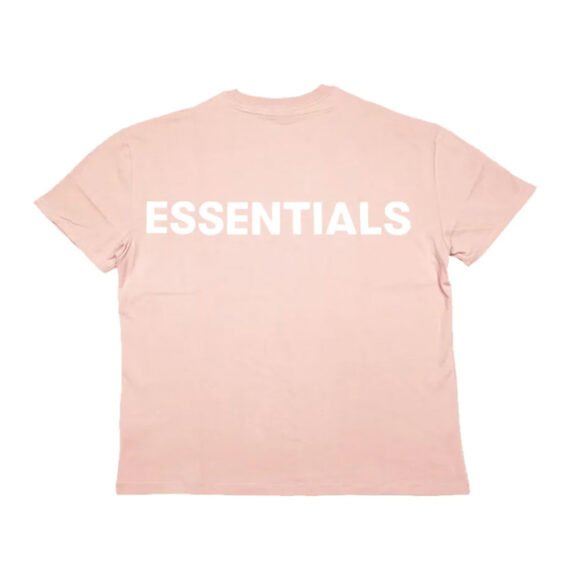 Fear of God Essentials Pink 3M Logo Boxy T-shirt Blush