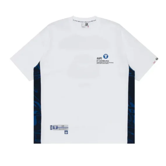 A BATHING APE MOONFACE LOGO TEE