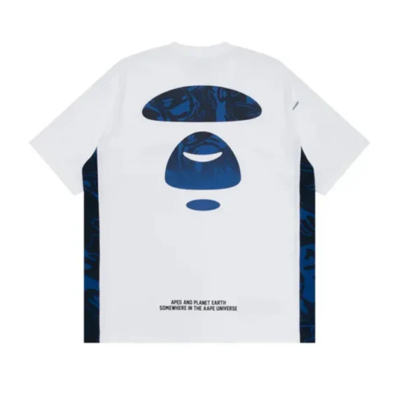 A BATHING APE MOONFACE LOGO TEE