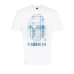 A BATHING APE Check-print cotton T-shirt