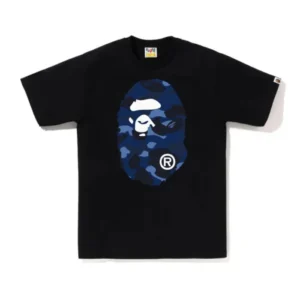 A BATHING APE® Color Camo Ape Head Print T-Shirt