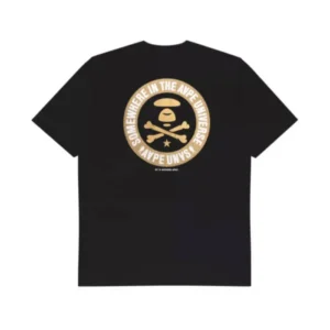 AAPE BASIC TEE BLACK-2