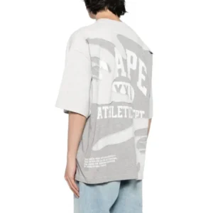 AAPE BY -A BATHING APE® logo-print cotton T-shirt-12