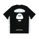 Aape Logo panel T-shirt Black