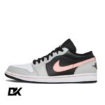 Air Jordan 1 Low 'Grey Fog Bleached Coral'