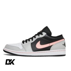 Air Jordan 1 Low 'Grey Fog Bleached Coral'