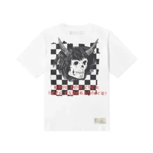 AMIRI Wes Lang Checkered Skull T-Shirt