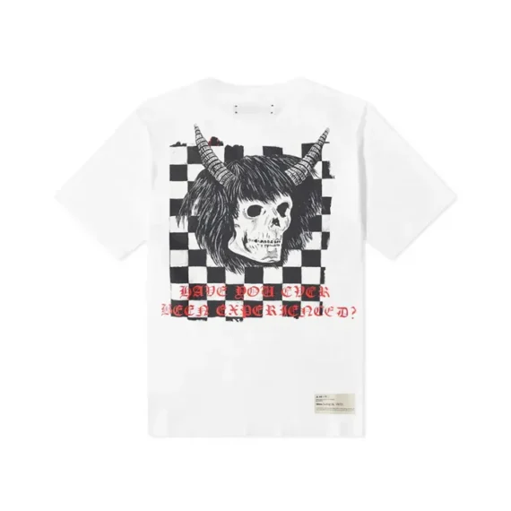 AMIRI Wes Lang Checkered Skull T-Shirt