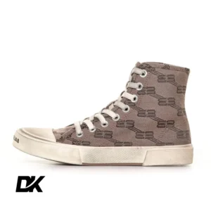 Balenciaga Paris High 'BB Monogram - Dark Mink Grey'