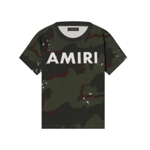 AMIRI Army Logo Tee 'Camo'