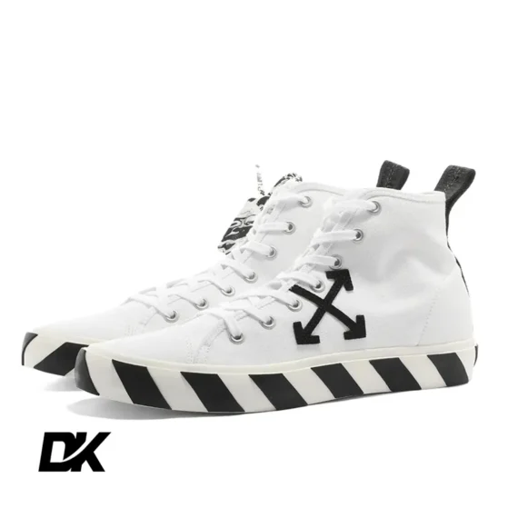 OFF-WHITE Mid Top Vulcanised Sneaker 'White'