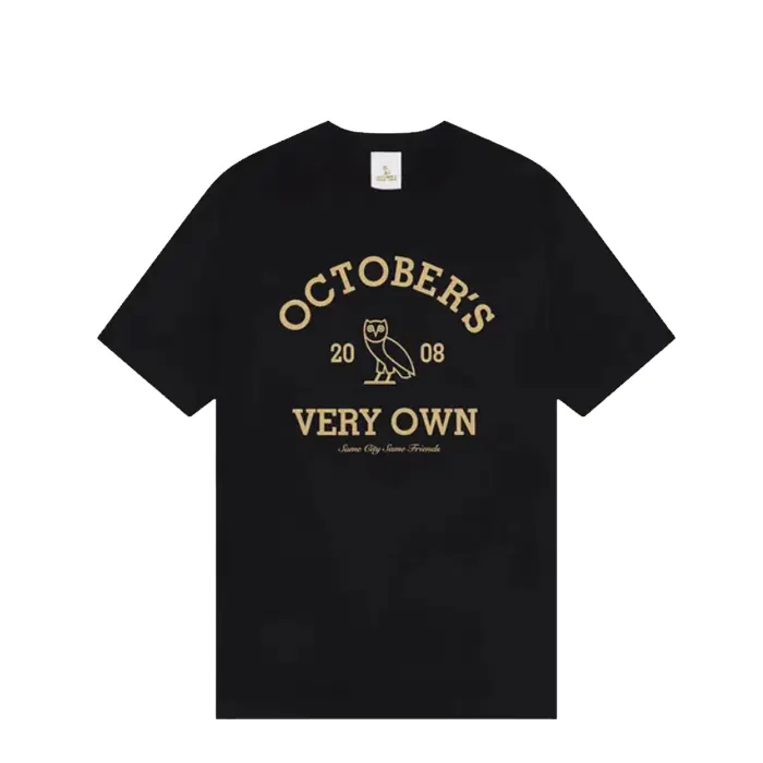 OVO Collegiate Black/Gold Tshirt
