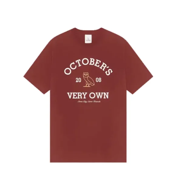 OVO Collegiate Burgandy Tshirt