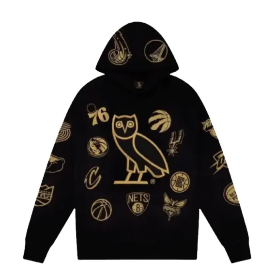 OVO NBA Icons OG Owl Black Hoodie