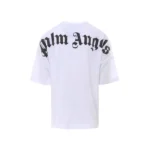 Palm Angels Mock Neck Logo Oversized T-Shirt White/Black SS22