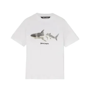 Palm Angels Shark T-Shirt White/Black