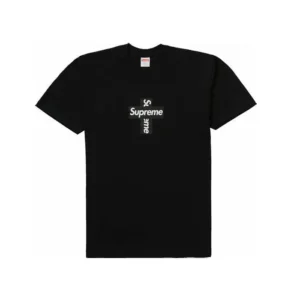 Supreme Cross Box Logo Tee Black