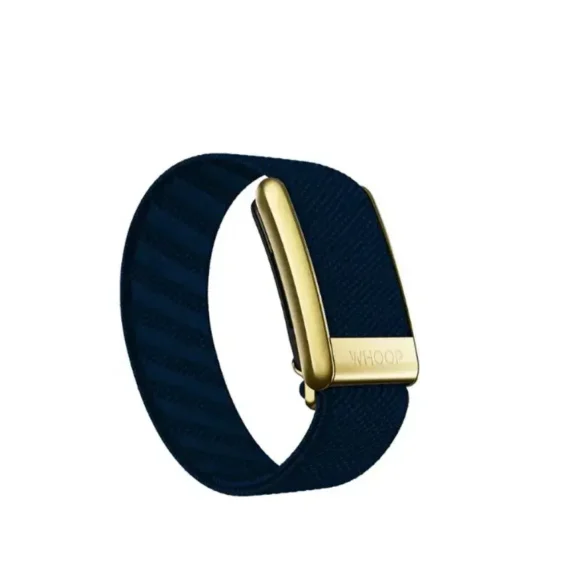 Whoop 4.0 Niagara with Gold Superknit Band