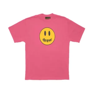 Drew House Mascot Short Sleeve Tee in Hot Pink