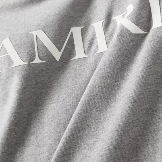 AMIRI Core Logo T-shirt in Cotton GREY
