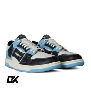 Amiri Skeleton Top Low Trainers-Air Blue-3