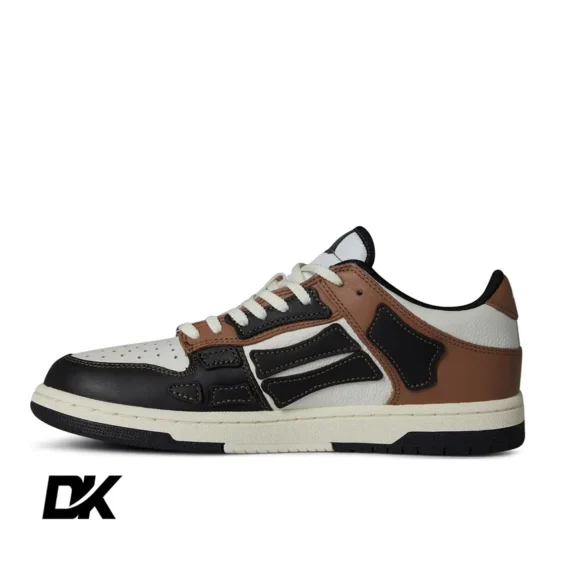 AMIRI Skeleton Top Low Trainers Black/Brown