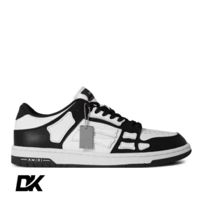 Amiri Skeleton Top Low Trainers Black-White 004-11