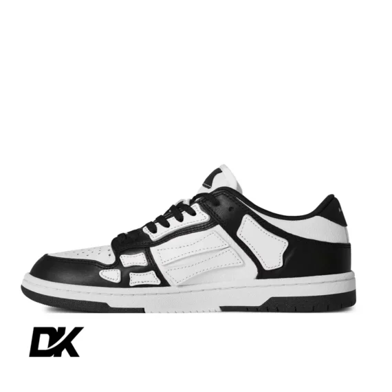 AMIRI Skeleton Top Low Trainers Black/White 004