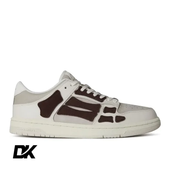 AMIRI Skeleton Top Low Trainers Brown