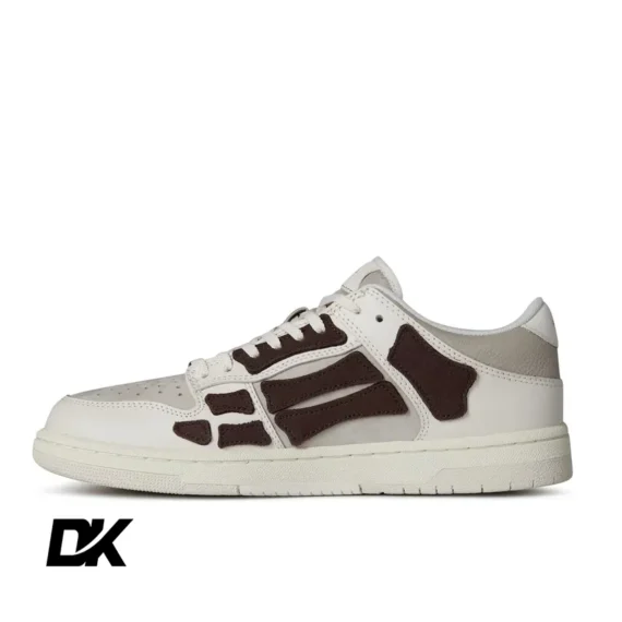 AMIRI Skeleton Top Low Trainers Brown