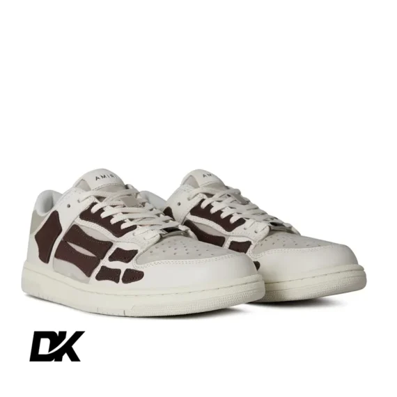 AMIRI Skeleton Top Low Trainers Brown