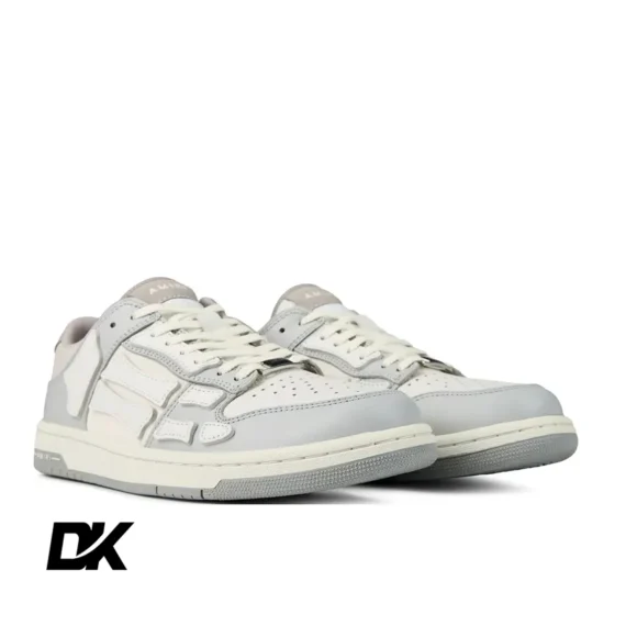 AMIRI Skeleton Top Low Trainers White/Grey