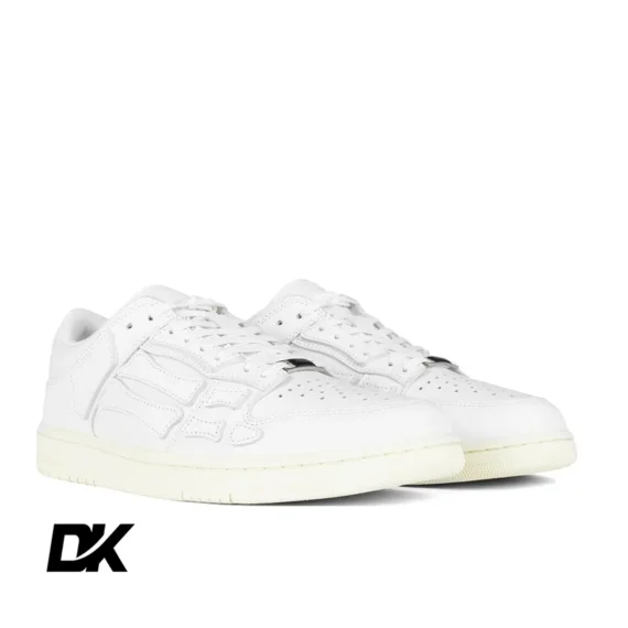 AMIRI Skeleton Top Low Trainers White/White 194