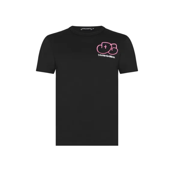 DOLCE AND GABBANA Graffiti Logo T Shirt