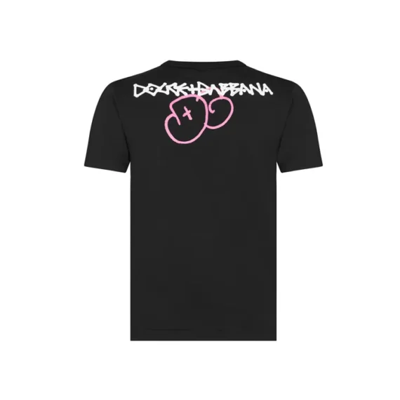DOLCE AND GABBANA Graffiti Logo T Shirt