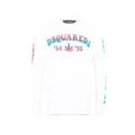DSQUARED2 Smoke Long Sleeve T-Shirt (Colour - White 100)