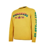 DSQUARED2 Smoke Long Sleeve T-Shirt (Colour - Yellow 161)