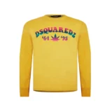 DSQUARED2 Smoke Long Sleeve T-Shirt (Colour - Yellow 161)
