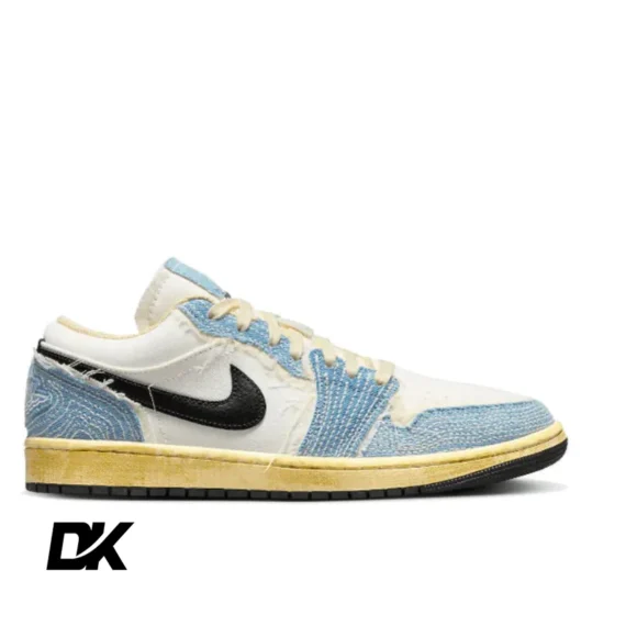 Jordan 1 Low SE WRMK Sashiko Denim