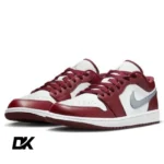 Jordan 1 Low White Bordeaux