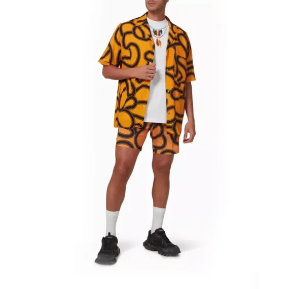 Marcelo Burlon Feathers Necklace Oversized T-shirt in Cotton Jersey Color White