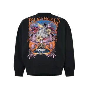 PALM ANGELS Palm Concert Crew Sweatshirt-1