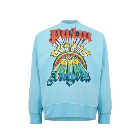 PALM ANGELS Palm Rainbw Crw Sn34