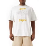 Palm Angels Angel Logo T-shirt in Cotton