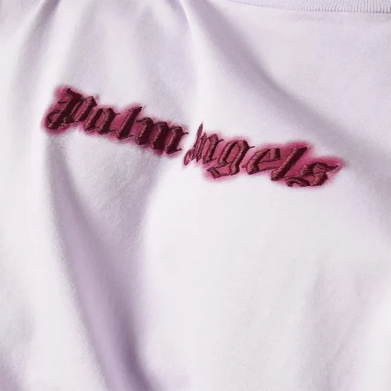 Palm Angels Neon Logo T-shirt in Cotton