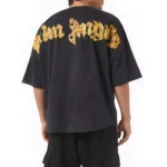 Palm Angels Burning Palm Oversized T-shirt in Cotton-jersey
